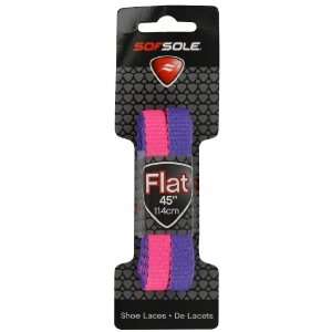 Sof Sole Neon Purple/Pink 45 Flat Laces  Sports 