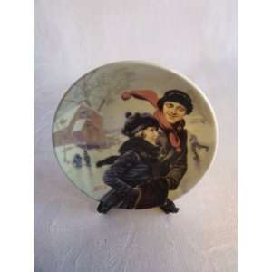    The Courtship Norman Rockwell Licensed Plate 