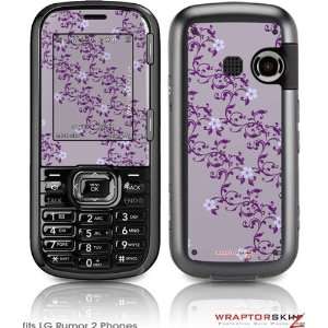  LG Rumor 2 Skin   Victorian Design Purple by WraptorSkinz 