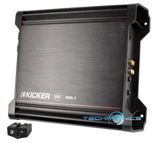 KICKER DX500.1 MONOBLOCK DX 1000W CAR AUDIO STEREO AMP CLASS D MONO 