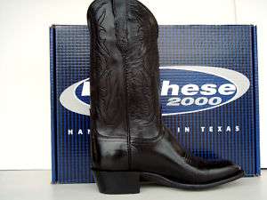 Lucchese 2000 Mens Black Old Roma Cowboy Boot  