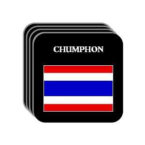  Thailand   CHUMPHON Set of 4 Mini Mousepad Coasters 