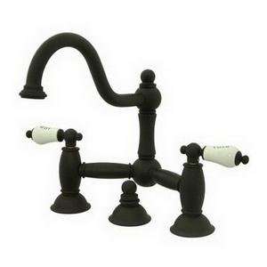   Widespread Lavatory Faucet with Brass Pop up, Oil
