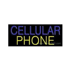 Cellular Phone Outdoor Neon Sign 13 x 32