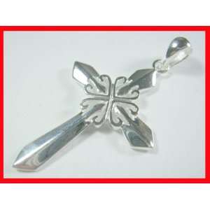  Celtic Design Cross Pendant Sterling Silver .925 