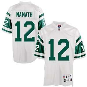   York Jets Joe Namath White Replica Football Jersey