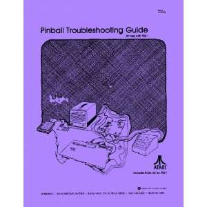  Atari Pinball Troubleshooting Manual Guide Atari Books