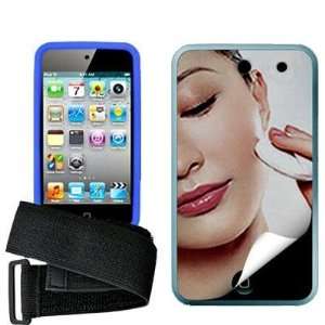  Gel Soft Skin Case Cover With Sport Gym Armband Arm Band + Mirror 