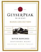 Geyser Peak River Ranches Sauvignon Blanc 2009 