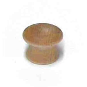  Small Hardwood Unfinished Knob 1 dia. K30 K68