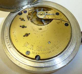   WATCH 18S 15J MODEL 3 RUMMELS MANITOWOC WI DIAL COIN CASE  