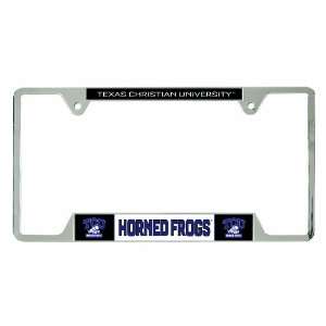  NCAA Texas Christian Horned Frogs Metal License Plate 