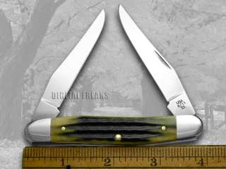 CASE XX Collectors Club Olive Green Muskrat Pocket Knife Knives 