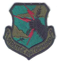 USAF Patches Strategic Air Command subdued  