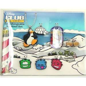    Disney Club Penguin Interchangeable Necklace Set Toys & Games
