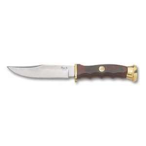 Muela 7.5 Inch Bowie Fixed Blade Knife, Coral Packawood Handle and 