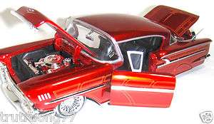 Jada Toys 1 24 Street Low Rider 1958 58 Chevy Impala Chevrolet Red 