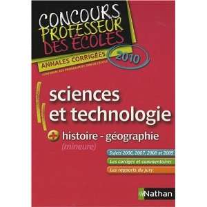   science techno majeure crpe 2010 (9782091221755) Collectif Books