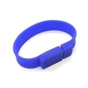  4GB Flexible Wrist Band USB Flash Drive U Disk (Blue 