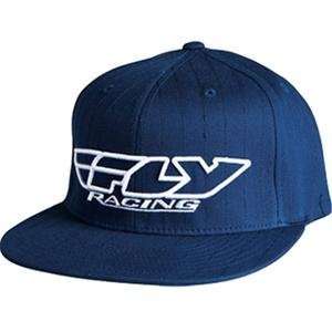  Fly Racing Corporate Pin Stripe Hat   Large/X Large/Blue 