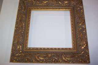 Aged Gold Leaf Plein Air 2 1/4 Canvas Picture Frame  