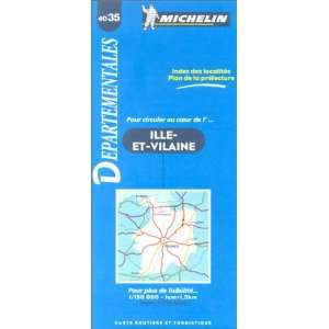  Michelin France Ille Et Vilaine # 4035 (Departmental Maps 