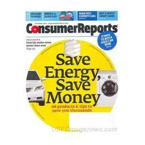 Consumer Reports October 2008