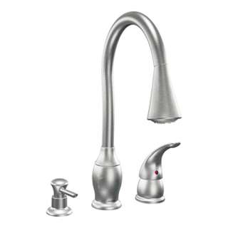 Moen CA87555SL Trianna Pull Down Kitchen Faucet Stainless Steel 