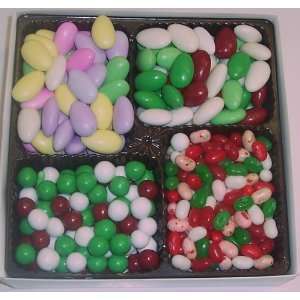 Scotts Cakes Large 4 Pack Christmas Mix Jelly Beans, Dutch Mints 