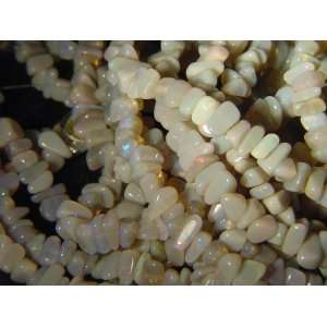Australian Opal Tumbled Chip Beads strand