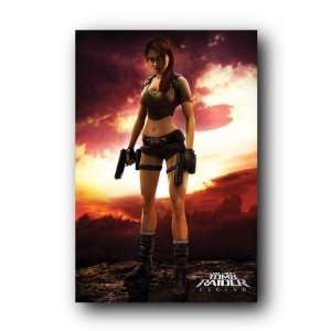 Tomb Raider Guns Lara Croft Legend Game Poster P31232 A