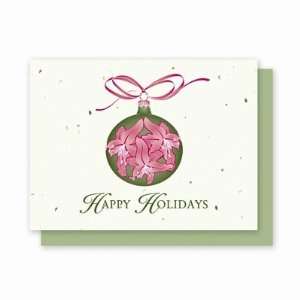 Plantable Cards   Poinsettia Ornament 