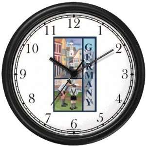  Travel Poster   Germany Wall Clock by WatchBuddy 