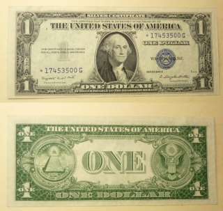 Currency $1 Silver Cert. 1935G * Note, CU  