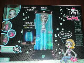 NEW NIB Monster High LAGOONA BLUE Dead Tired with Hydration Station 