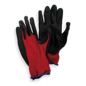  Nitrile Foam Palm Coated Gloves Palm Coated Glove,Red 