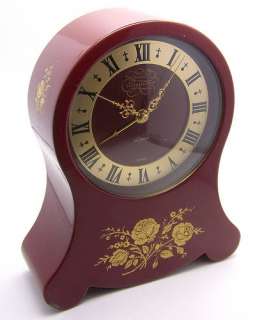   LeCoultre Petite Neuchateloise Musical Alarm Clock , 5 Tall, Red