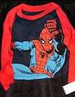 Boys Baby Marvel Hero Spiderman LS Red Toddler T Shirt 2T Spider Man 