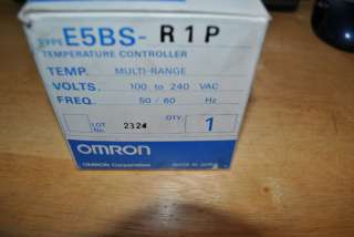 OMRON TEMPERATURE CONTROLLER E5BS R1P E5BSR1P NEW  