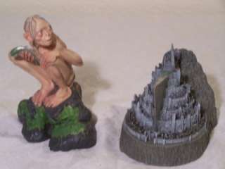  Collectibles LOTR Smeagol & Minas Tirith Resin Figurine & Box  