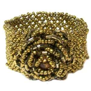  Just Give Me Jewels Mixed Bronze Rose Stretch Seed Bead 