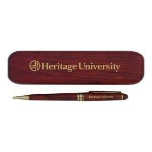  Heritage University Rosewood Pen Set