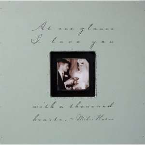    At One Glance I Love You Square Picture Frame 