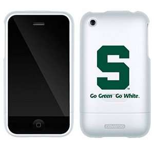  Michigan State S Go Green White on AT&T iPhone 3G/3GS Case 