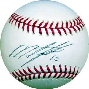  Miguel Tejada Autographed Baseball Sports Collectibles