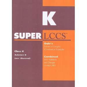  SUPERLCCS 09 Schedule K (SUPERLCCS Schedule K Law 