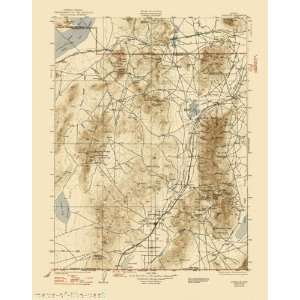  USGS TOPO MAP LOVELOCK QUAD NEVADA (NV) 1935