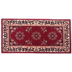   Oriental Hearth Rug   Rectangular   Burgundy   Burgundy Home