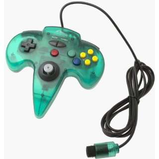  Pelican Super 64X Analog Controller in Green Video Games