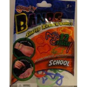  Googly Bands Shaped Rubber Bands   School 